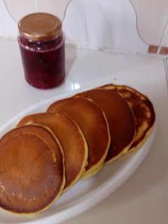 صورة لوصفة بان كيك باسهل طريقه