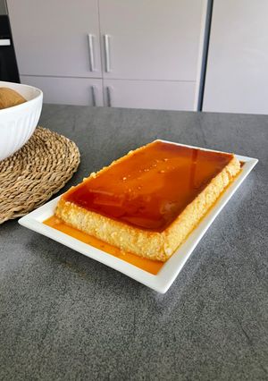 Una foto de Leche asada de coco
