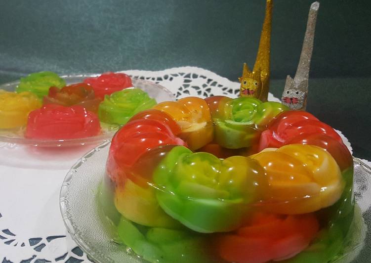 Bagaimana Menyiapkan Puding kaca mawar yang Bikin Ngiler