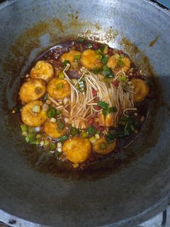 Foto resep Tofu jamur enoki