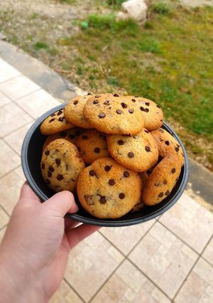 Une photo de Cookies aux 3 chocolats