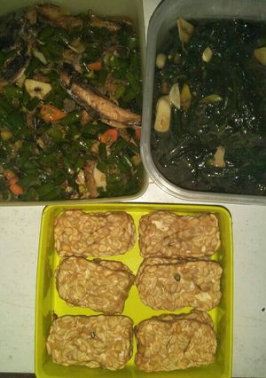 Foto resep Oseng bunga bawang ikan pindang saus tiram