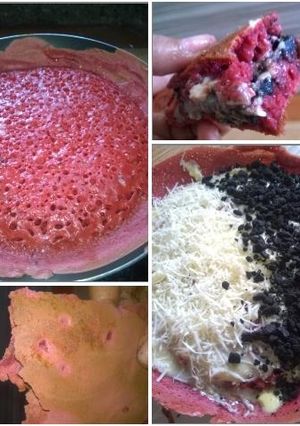 Foto resep Martabak Red Velvet Cream Cheese Oreo
