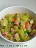 Tumis Labu Siam Sosis