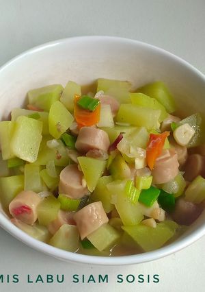 Foto resep Tumis Labu Siam Sosis