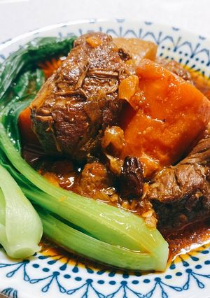 紅燒軟嫩牛腩 的食譜成品照片