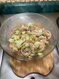 *Aguachile de Camarones con Chile Habanero Encima*