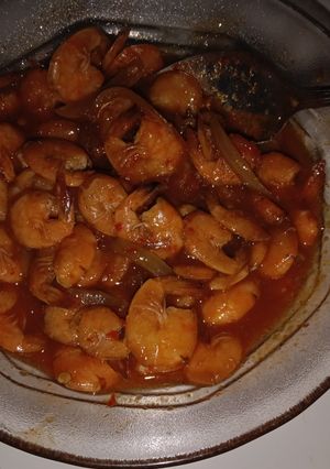 Foto resep 76. Udang saus padang