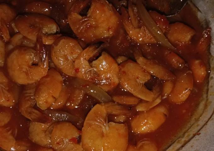 Resep 76. Udang Saus Padang Oleh Dapur Lily - Cookpad