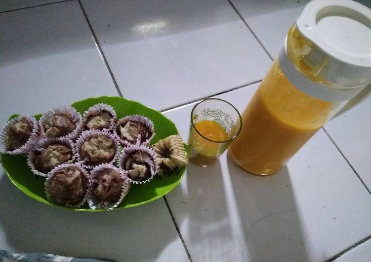 Bolu pisang coklat meses