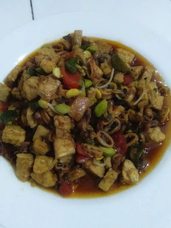 Langkah Mudah untuk Membuat Resep  Tumis cumi asin yang Sempurna, Bisa Manjain Lidah