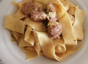 Foto di #169 Pappardelle al ragù di salsiccia e porri