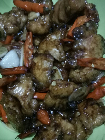 Resep Ayam sosis lada hitam Sederhana Dan Enak