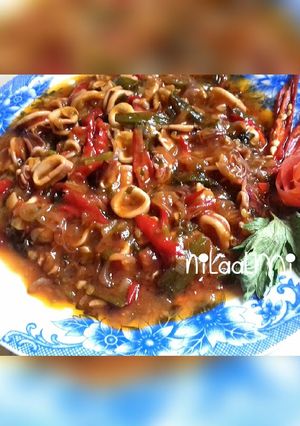 Foto resep 🐙Cumi pedas manis🐙