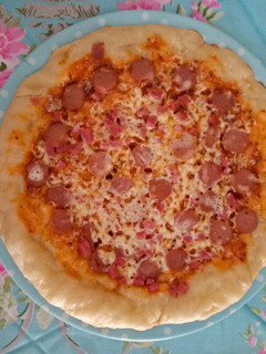 Foto resep 8. Pizza teflon no mixer no oven