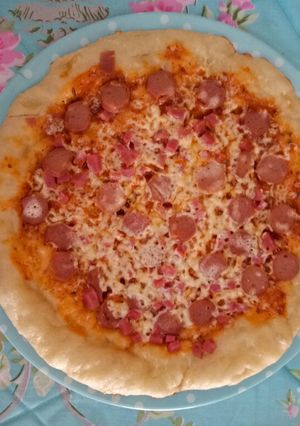 Foto resep 8. Pizza teflon no mixer no oven