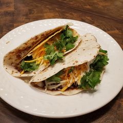 Brad's copycat taco bell double decker tacos A picture of Brad's copycat taco bell double decker tacos.