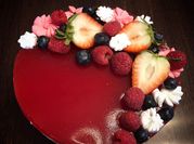 A picture of blueberry preserves