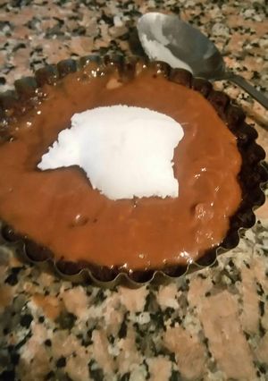 Una foto de Postre de chocolate