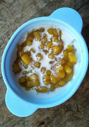 Foto resep Bubur ubi kuning