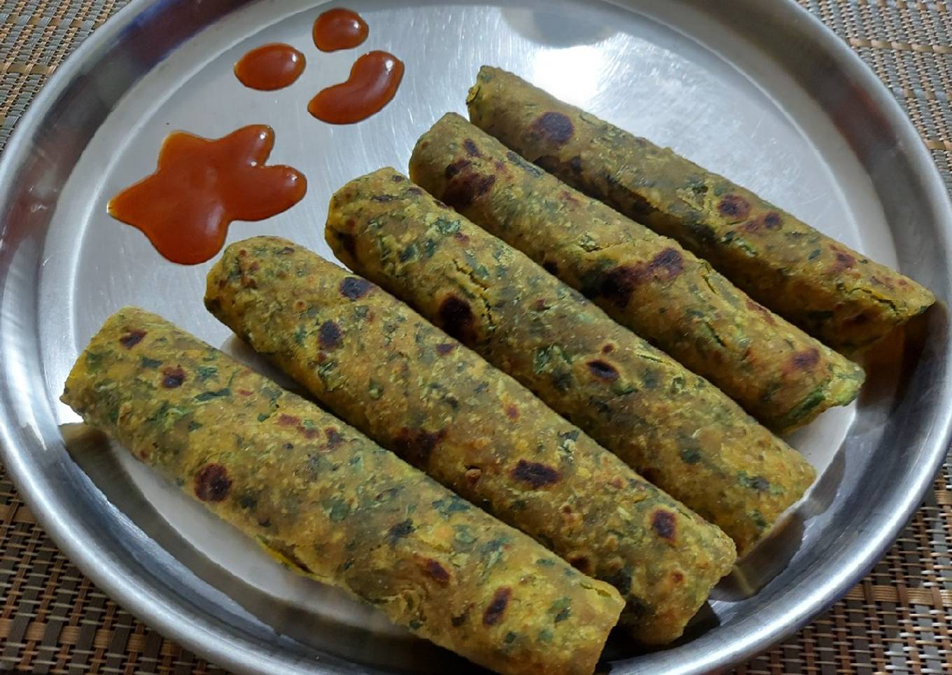 Coriander paratha