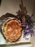 Pastel de puerro y bacon