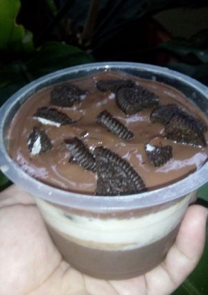 Foto resep Puding Susu Oreo