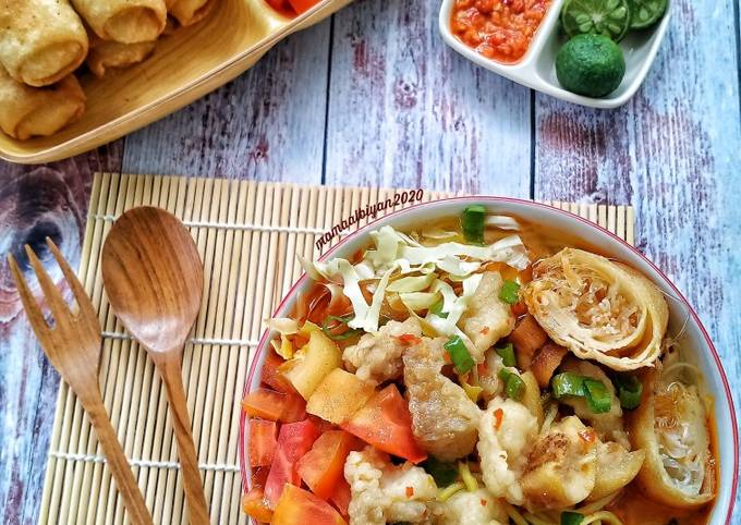 Anti Ribet, Membuat 290. Soto Mie Bogor Kuah Merah Murah
