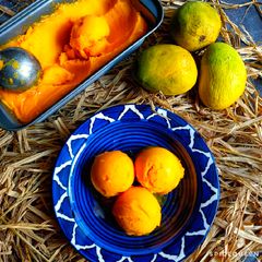A picture of Mango Sorbet.