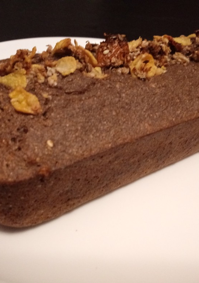 Una foto de Budín de Banana y Chocolate
