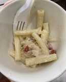 Nui kiểu carbonara (vị giống pizza)