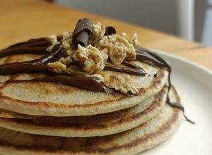Une photo de 🥞 Pancake banane avoine