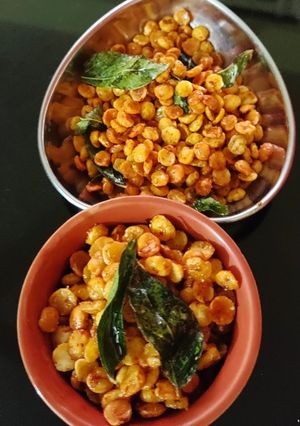 A picture of Fried Matar Dal.