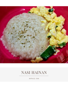 Foto resep MPASI 9m: Nasi Hainan