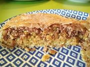 Una foto de pastela con nueces