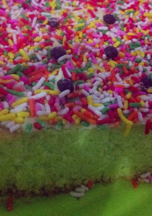 Foto resep Bolu pandan topping mesis