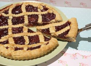 Foto principal de Crostrata con mermelada de fresa