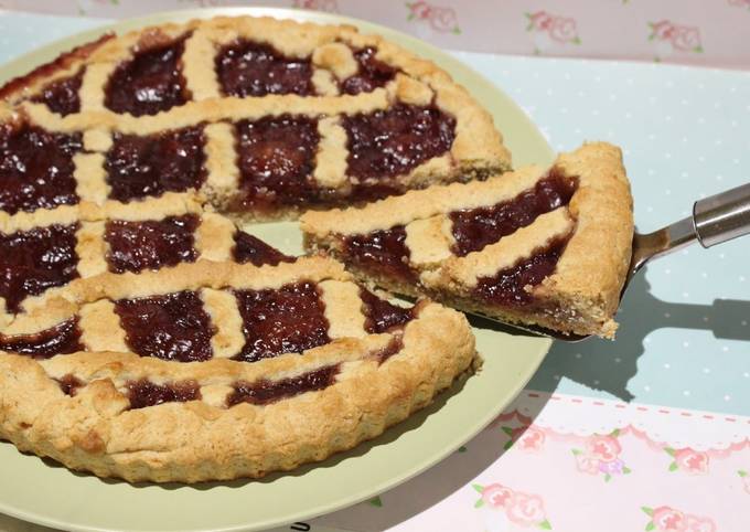 Crostrata con mermelada de fresa Receta de “El mandilon de mama” - Cookpad