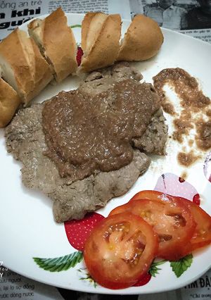 Hình của món Bò sốt Patê 🥩🍽🥖.