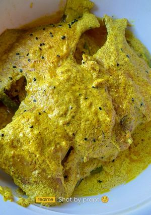 A picture of BENGALI STYLE POMFRET SHORSHE RECIPE - পমফ্রেট সর্ষে.