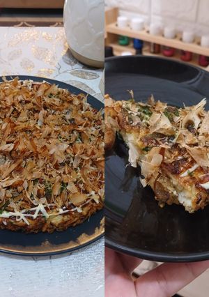 Foto resep Okonomiyaki🇯🇵