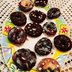 A picture of Eggless Donuts.