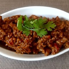 A picture of Mutton Keema / Minced Mutton Curry.