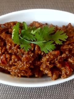 A picture of Mutton Keema / Minced Mutton Curry.