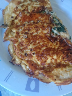 Una foto de Omelet de espinaca