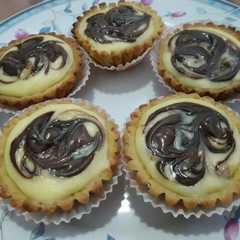 รูปของ Baked nutella cheese tart