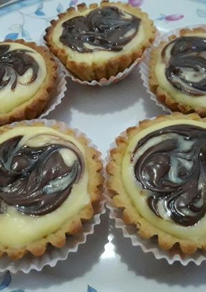 Foto resep Baked nutella cheese tart