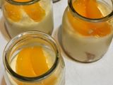 Cheesecake en vasitos de durazno