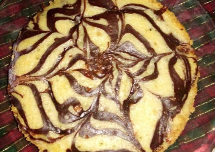 Marble cake without oven