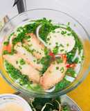 Bánh canh chả cá (chay)